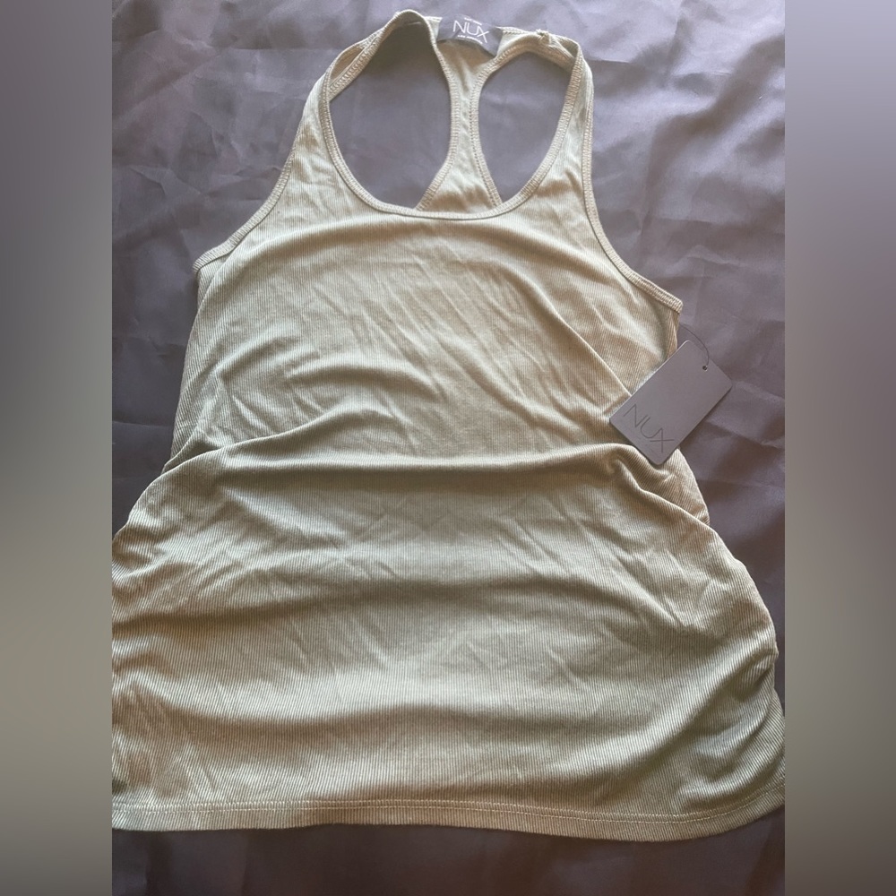 Nux green tank top